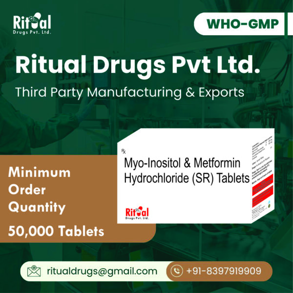 Third Party Pharma Manufacturing Of Myo-Inositol & Metformin Hydrochloride (SR) Tablets